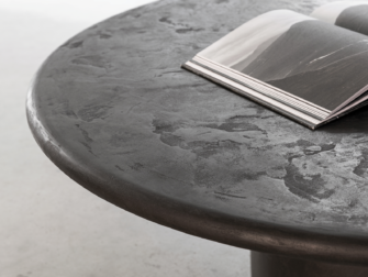 grote salontafel met ronde rand