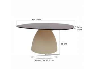 Salontafel Pompei - 86x76x35cm 1 Salontafel Pompei - 86x76x35cm 1