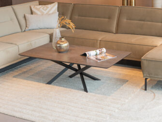 Salontafel Ravello - 130x70cm - rechthoek - oxid grey