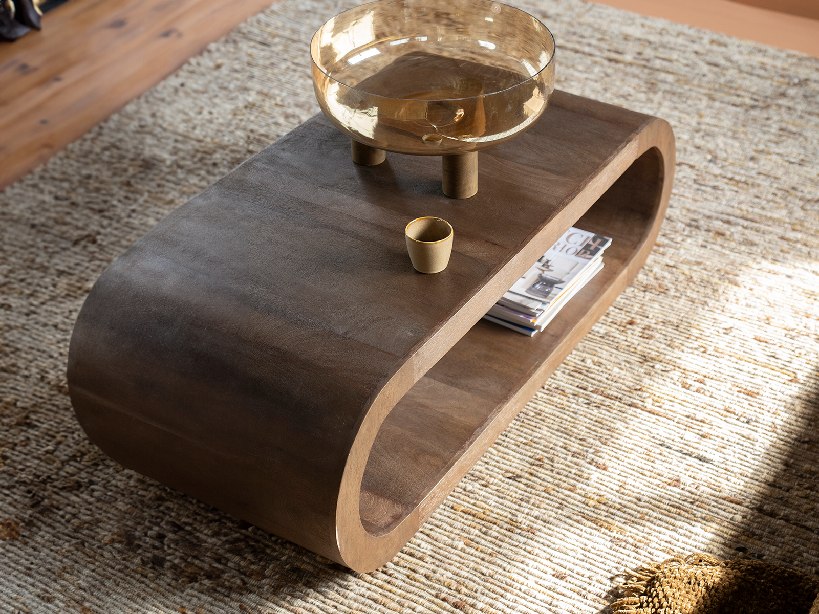 mangohouten salontafel