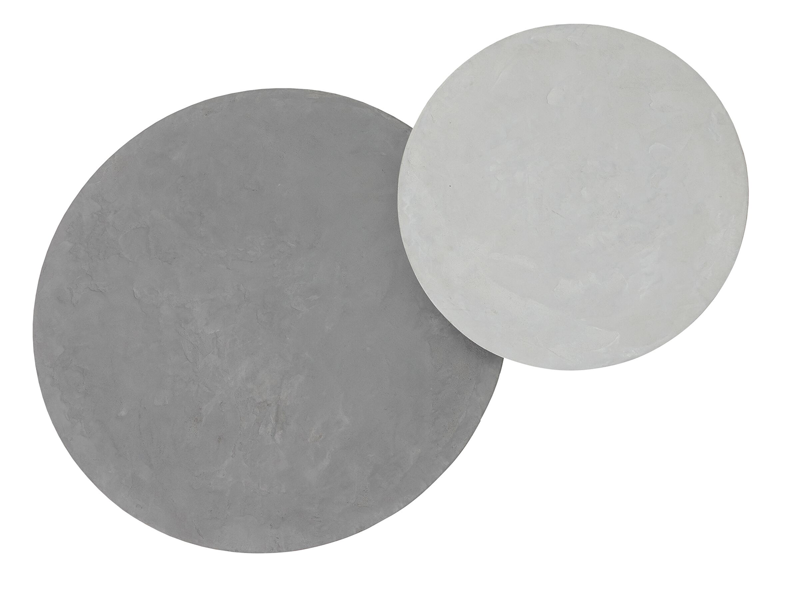 grijze ronde salontafels