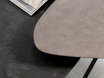 salontafel set in kiezelvormen