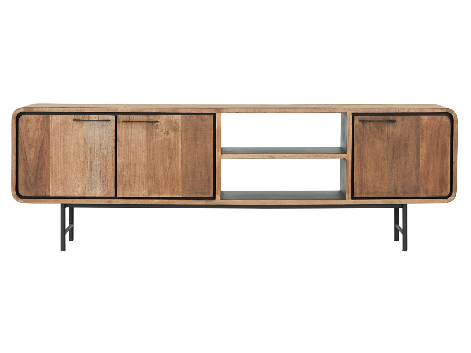 TV-meubel Budal 185x60x40cm - 3 deuren - 2 vakken