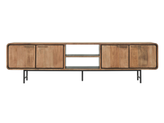 TV-meubel Budal 225x60x40cm - 4 deuren - 2 vakken