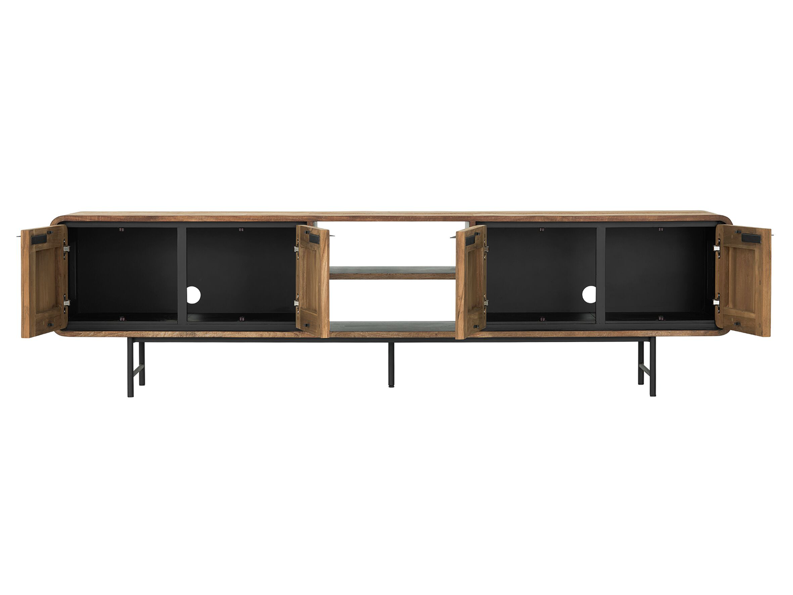 TV-meubel Budal 225x60x40cm - 4 deuren - 2 vakken