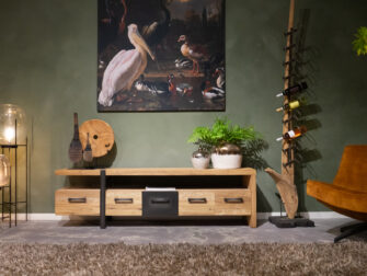 stoer houten tv-meubel