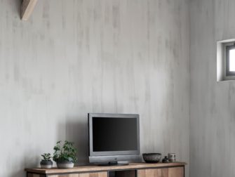tv meubel hout staal