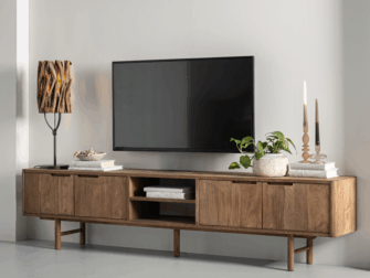 houten tv meubel op pootjes van 210cm