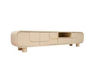 tv meubel met ronde hoeken