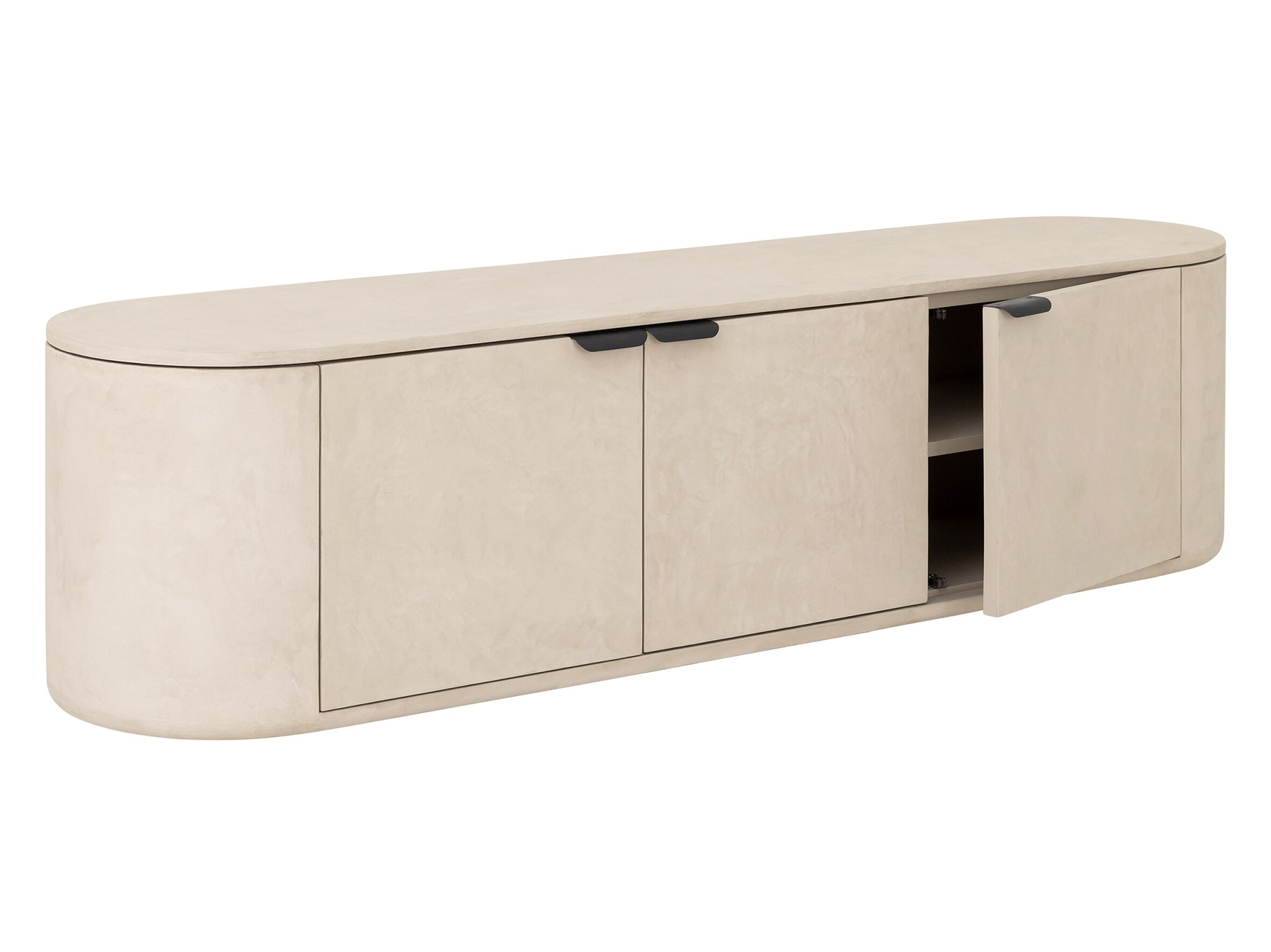 TV-meubel Grandora - 170x40x43cm - 3 deurs - hangend