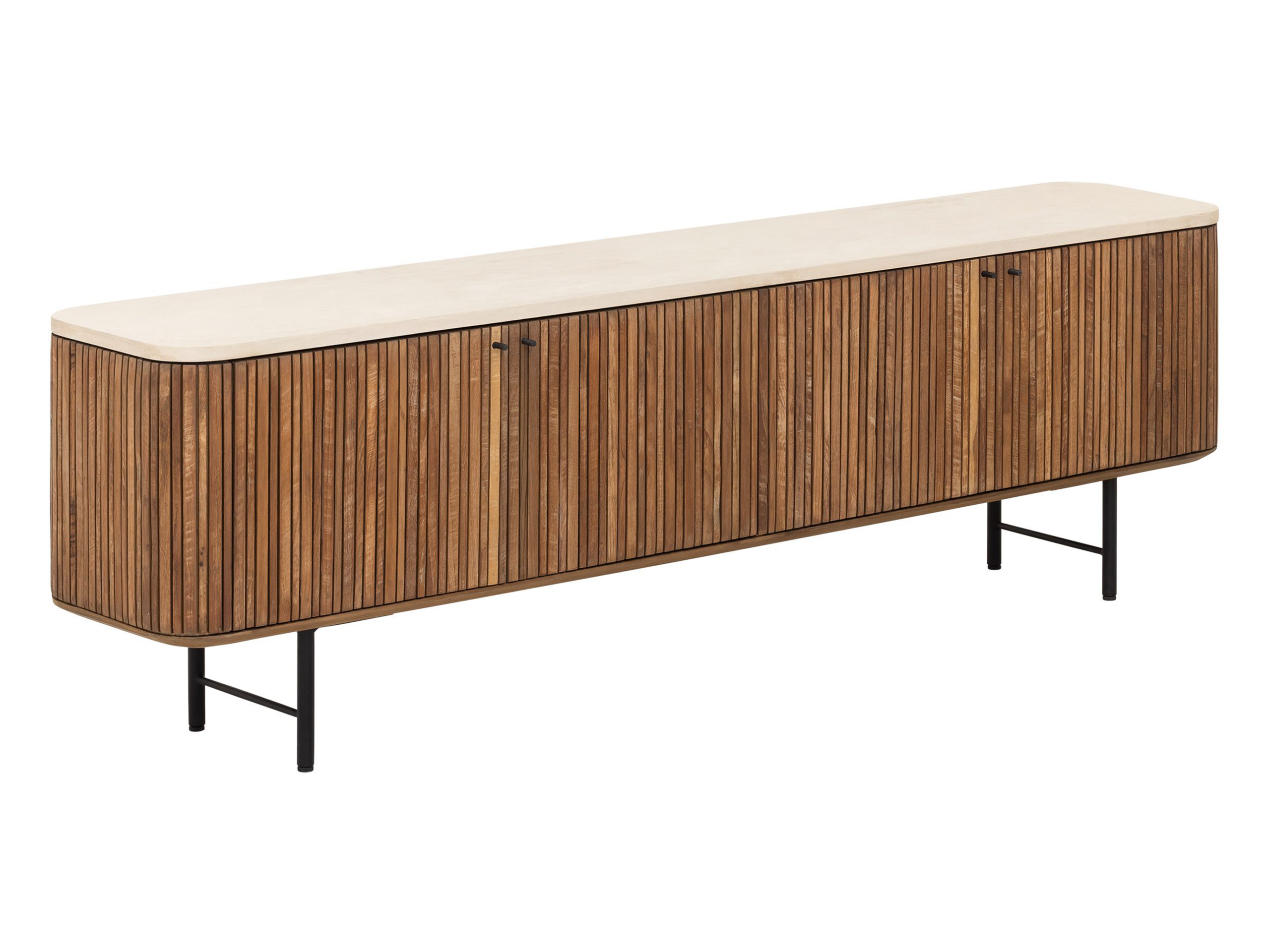 TV-meubel Lagoon - 180x35x55cm - stalen onderstel