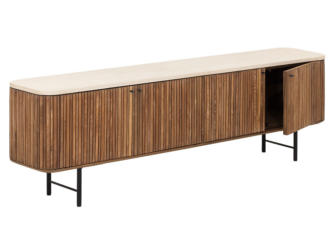 TV-meubel Lagoon - 180x35x55cm - stalen onderstel