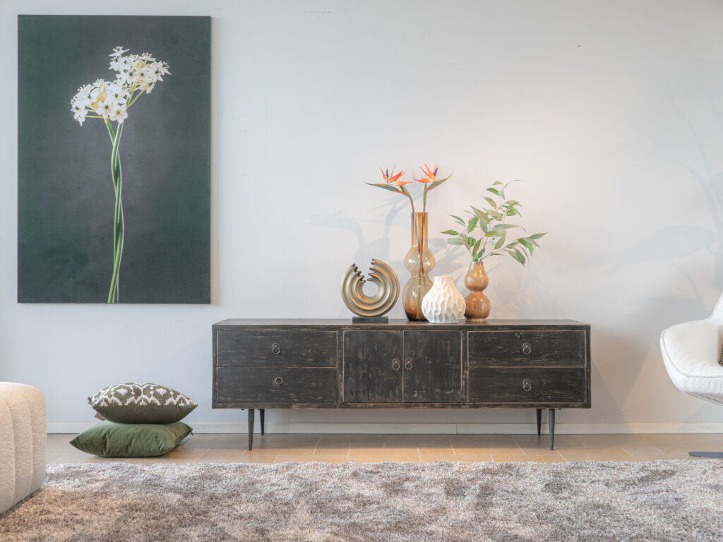 tv meubel zwart hout