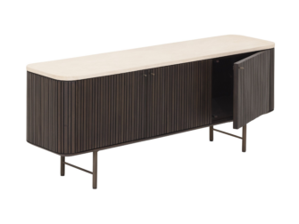 TV-meubel Maroon - 140x35x55cm - stalen onderstel TV-meubel Maroon - 140x35x55cm - stalen onderstel