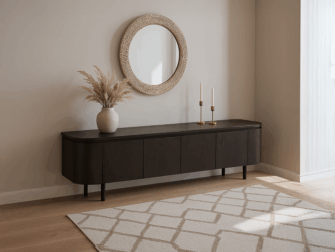 donker bruine tv meubel