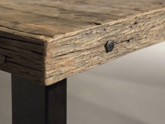 industriele tafel oud hout