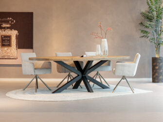 onbehandeld oud eiken eettafel