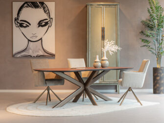 HPL eettafel halfrond