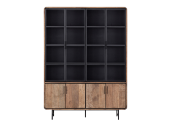 Vitrinekast Budal - 160x40x220cm