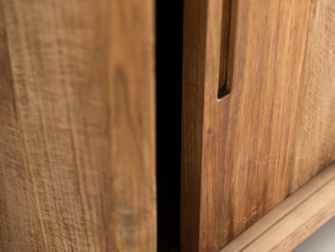 Vitrinekast Dublin - 120x40x210cm