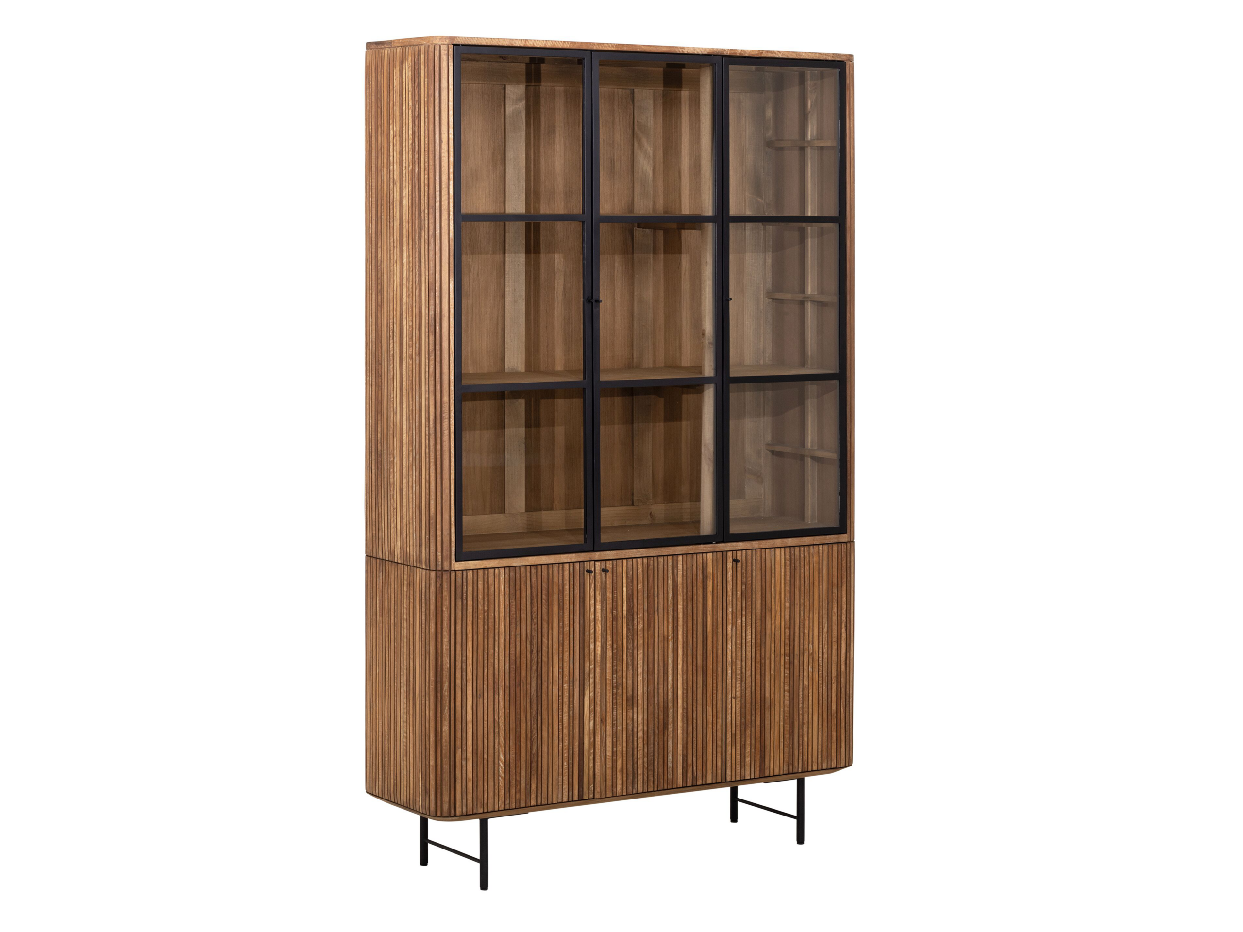 Vitrinekast Lagoon - 130x40x210cm - 6 deurs