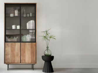 vitrinekast 100cm met staal