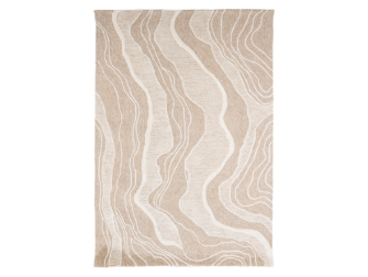 vloerkleed beige wol